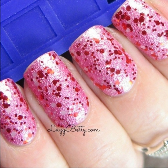 *Rare, HTF* Color Street: Love Scene | Valentine’s Day Pink Glitter Red Sparkle - Picture 2 of 7